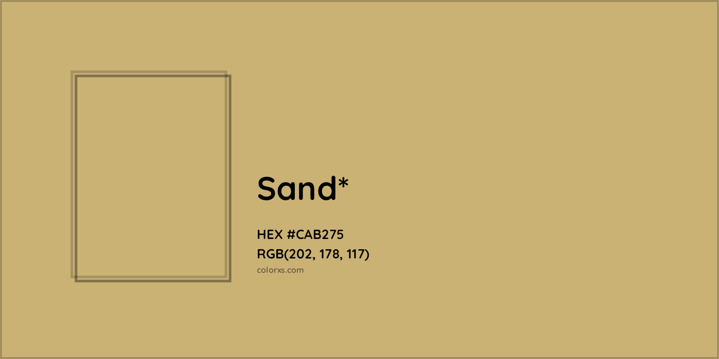 HEX #CAB275 Color Name, Color Code, Palettes, Similar Paints, Images