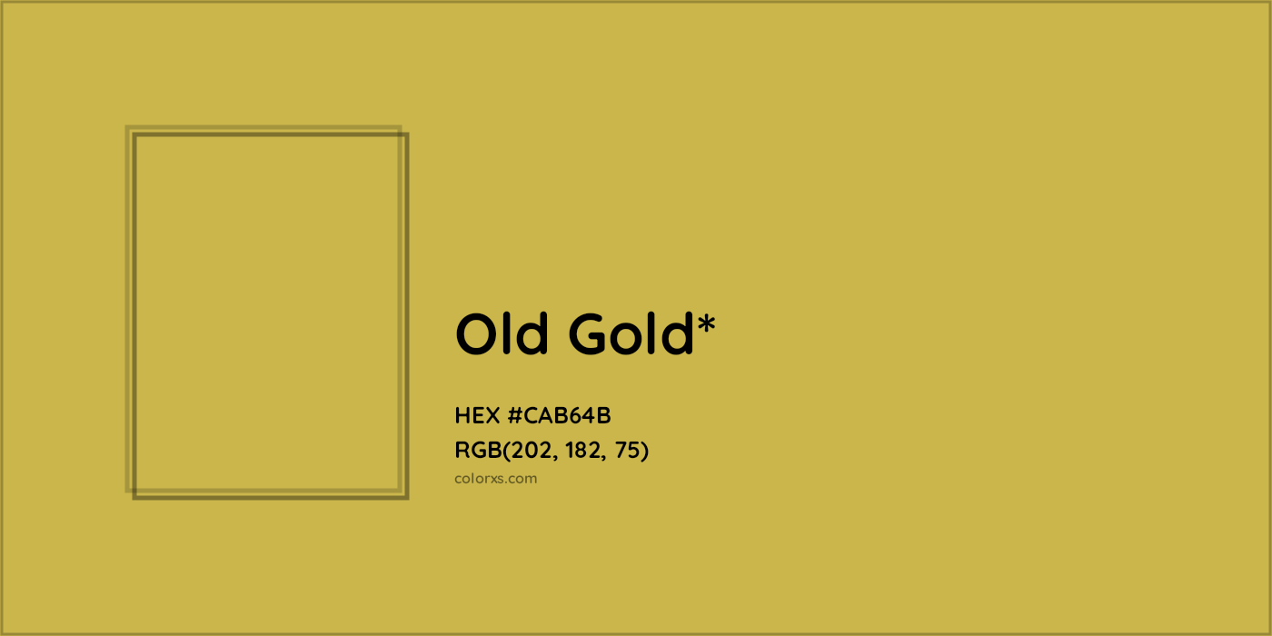 HEX #CAB64B Color Name, Color Code, Palettes, Similar Paints, Images