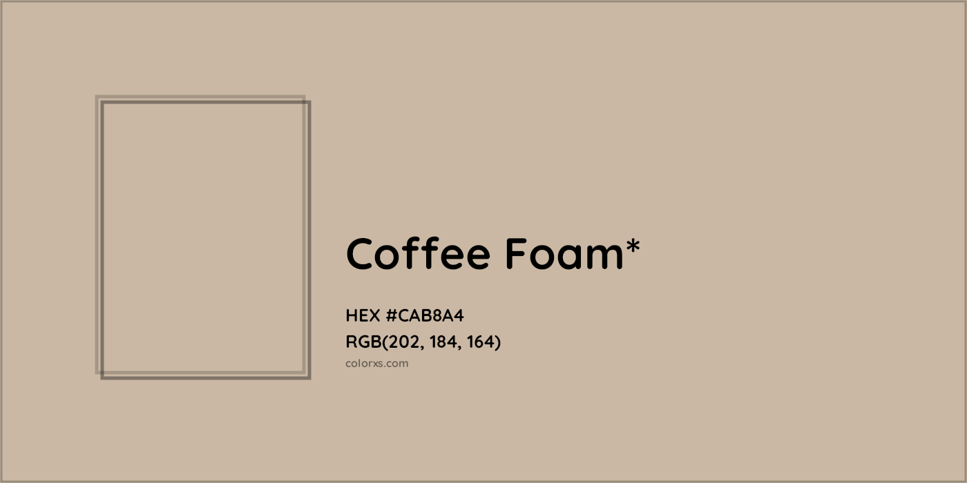 HEX #CAB8A4 Color Name, Color Code, Palettes, Similar Paints, Images