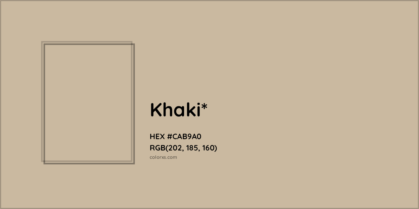 HEX #CAB9A0 Color Name, Color Code, Palettes, Similar Paints, Images