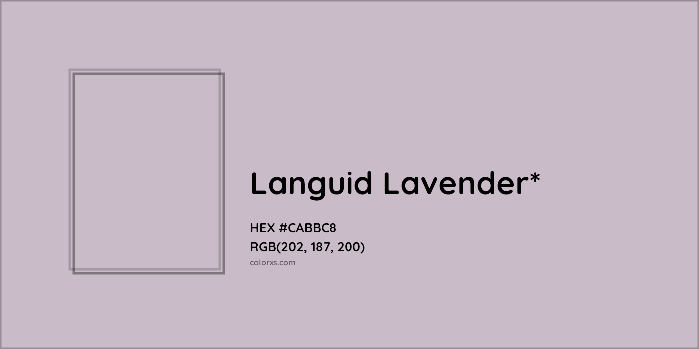 HEX #CABBC8 Color Name, Color Code, Palettes, Similar Paints, Images
