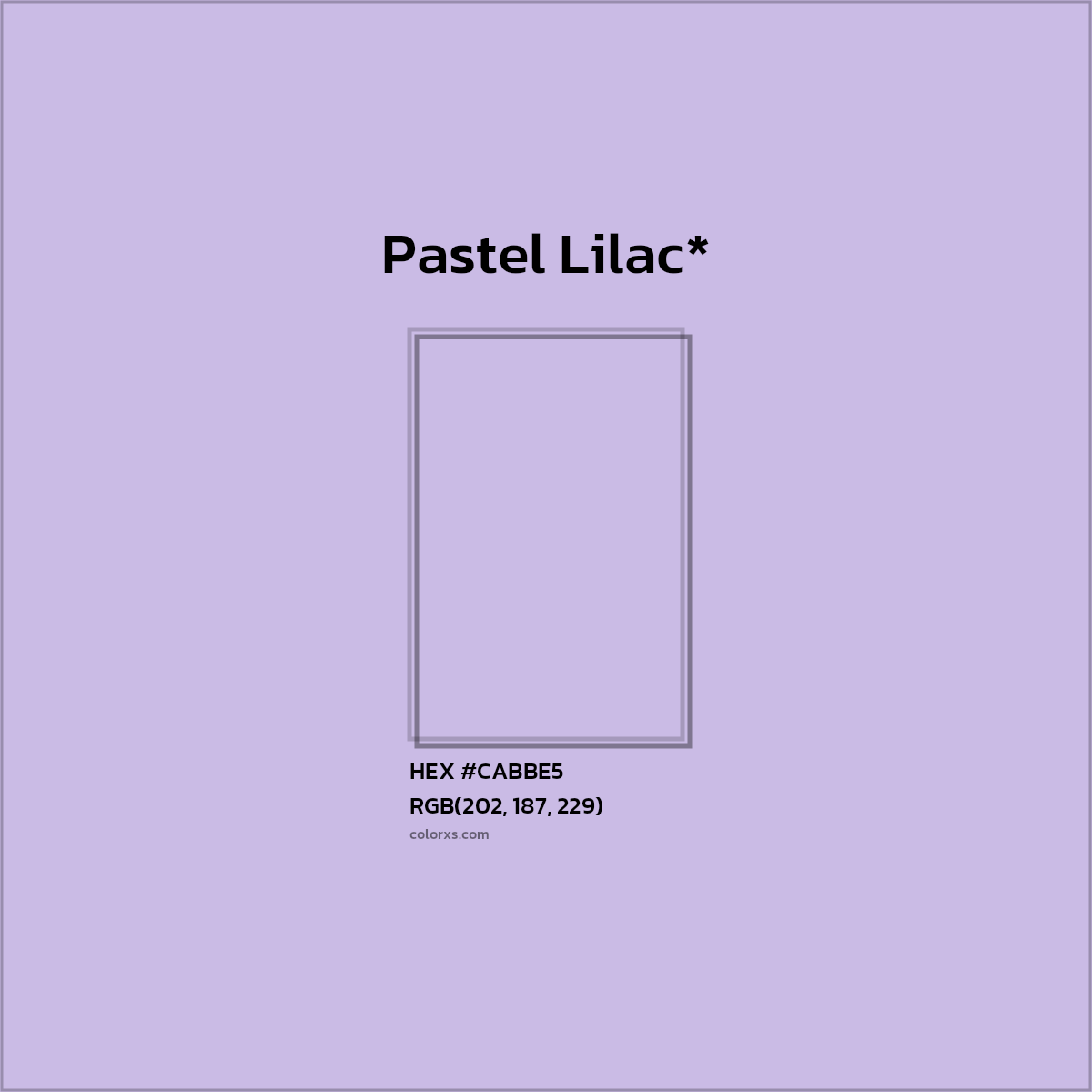HEX #CABBE5 Color Name, Color Code, Palettes, Similar Paints, Images
