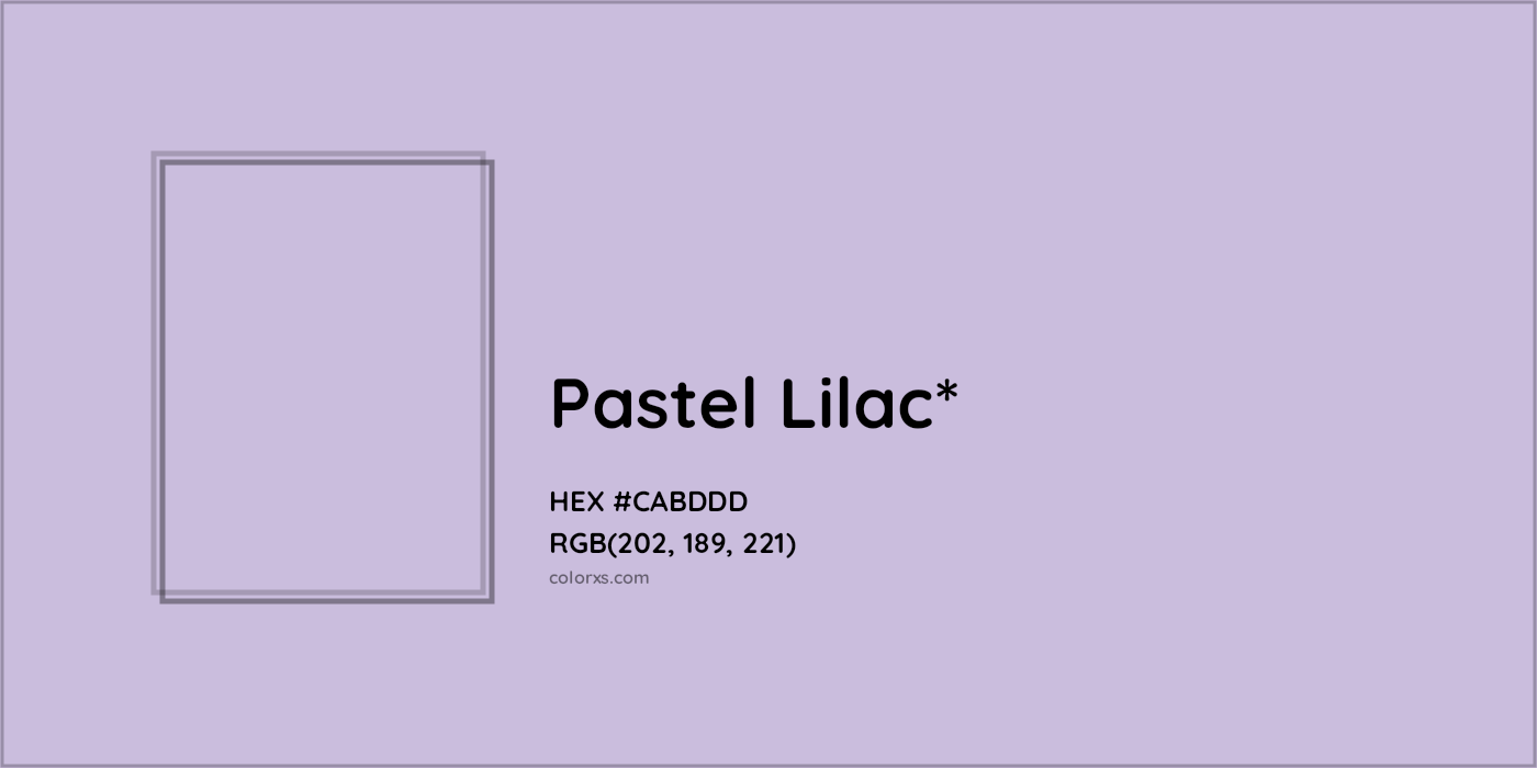 HEX #CABDDD Color Name, Color Code, Palettes, Similar Paints, Images
