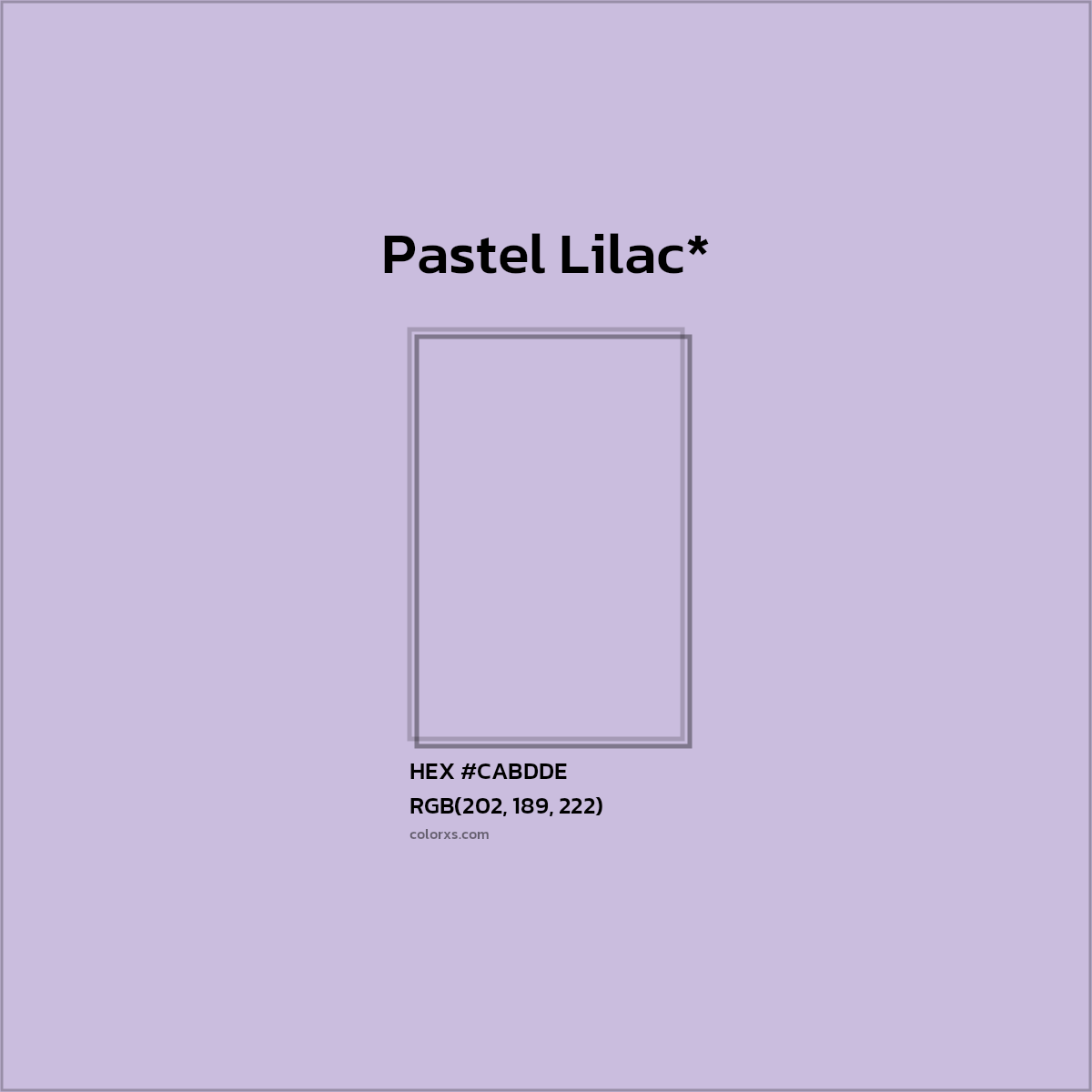 HEX #CABDDE Color Name, Color Code, Palettes, Similar Paints, Images
