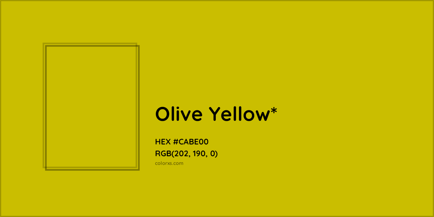 HEX #CABE00 Color Name, Color Code, Palettes, Similar Paints, Images