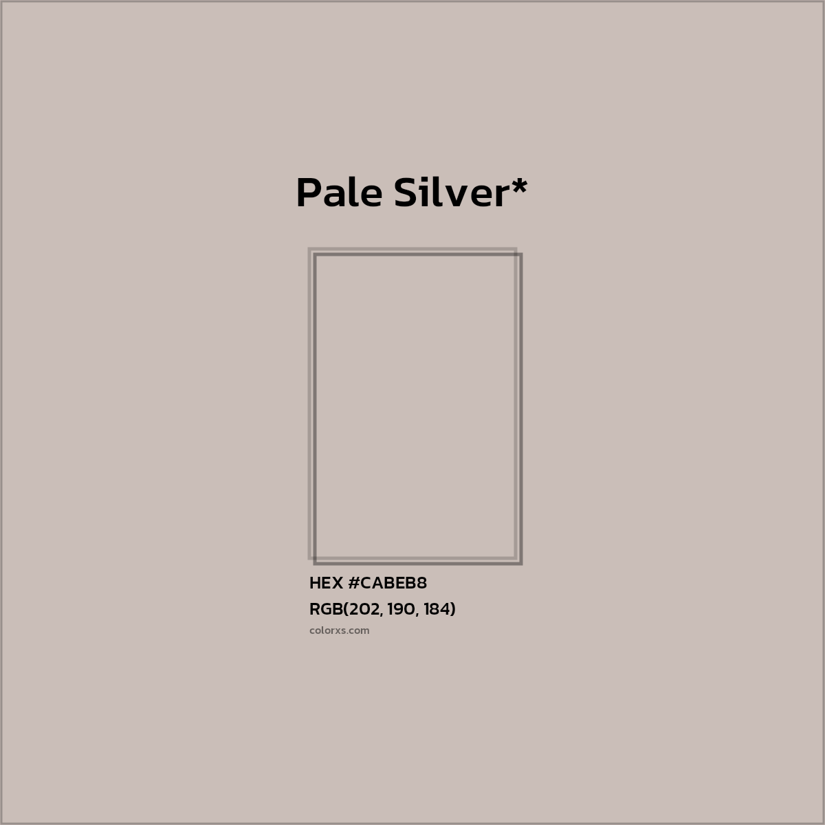 HEX #CABEB8 Color Name, Color Code, Palettes, Similar Paints, Images
