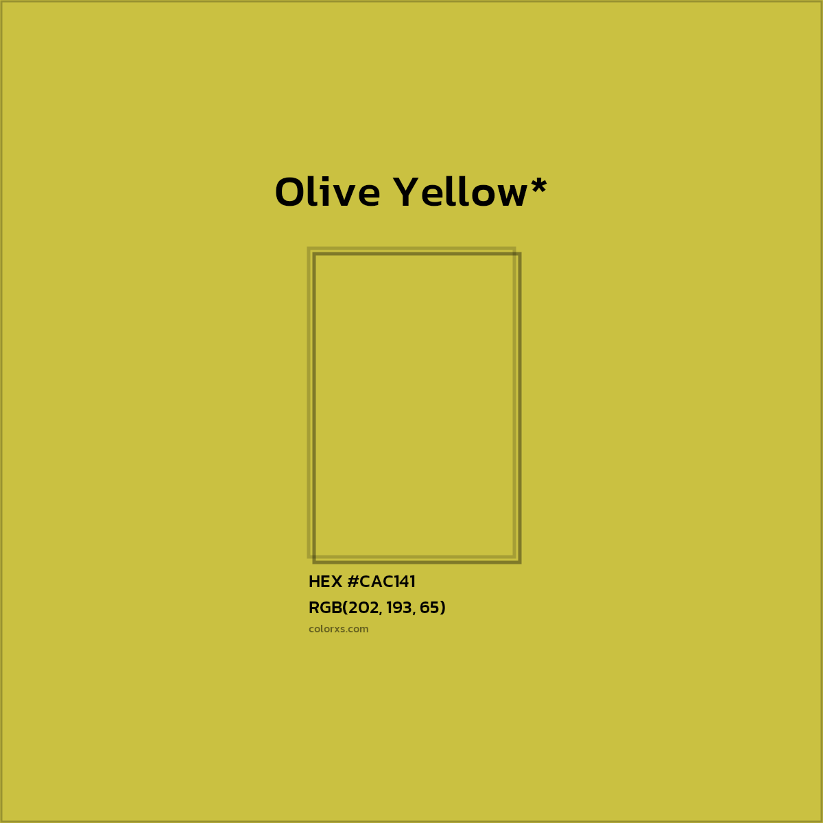 HEX #CAC141 Color Name, Color Code, Palettes, Similar Paints, Images
