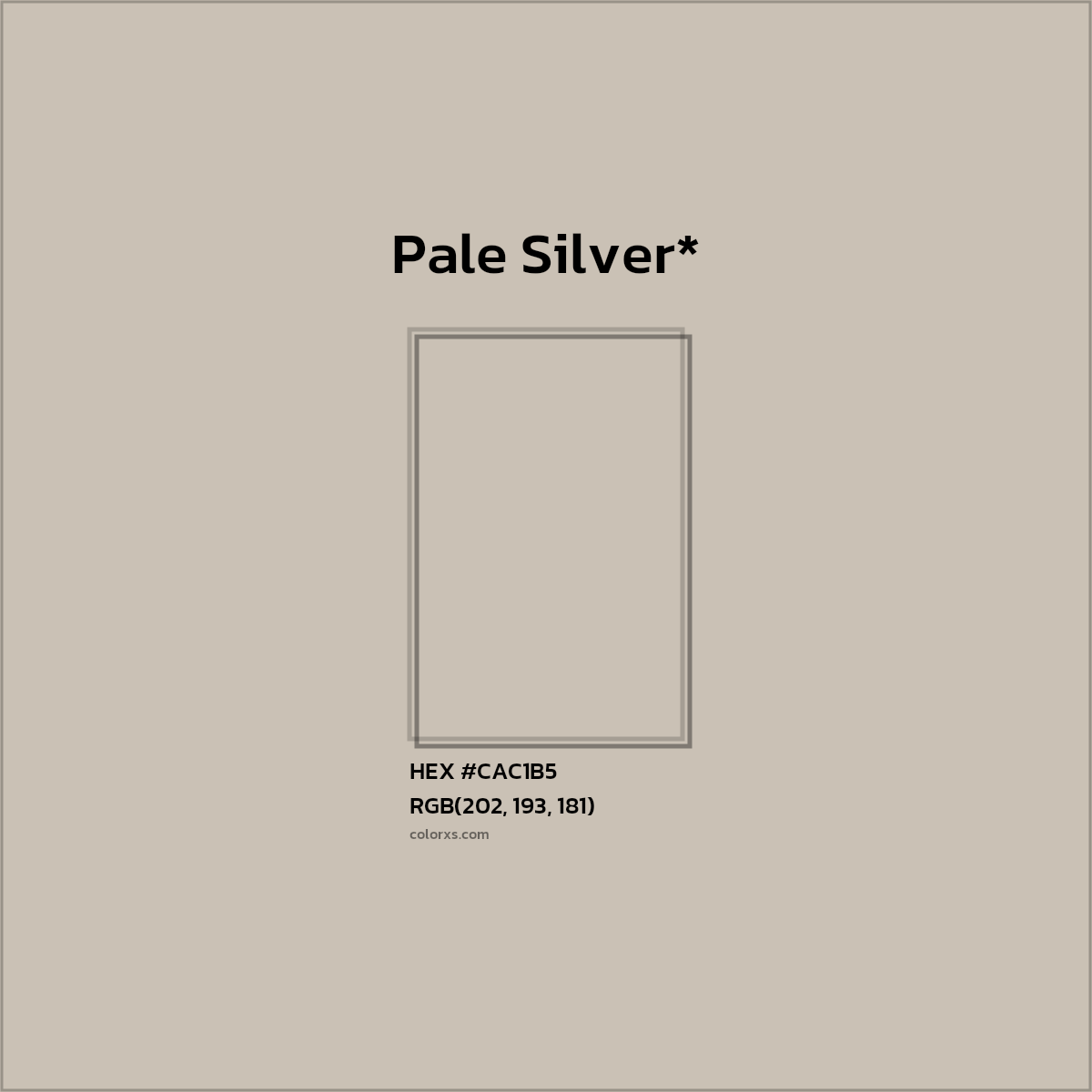 HEX #CAC1B5 Color Name, Color Code, Palettes, Similar Paints, Images