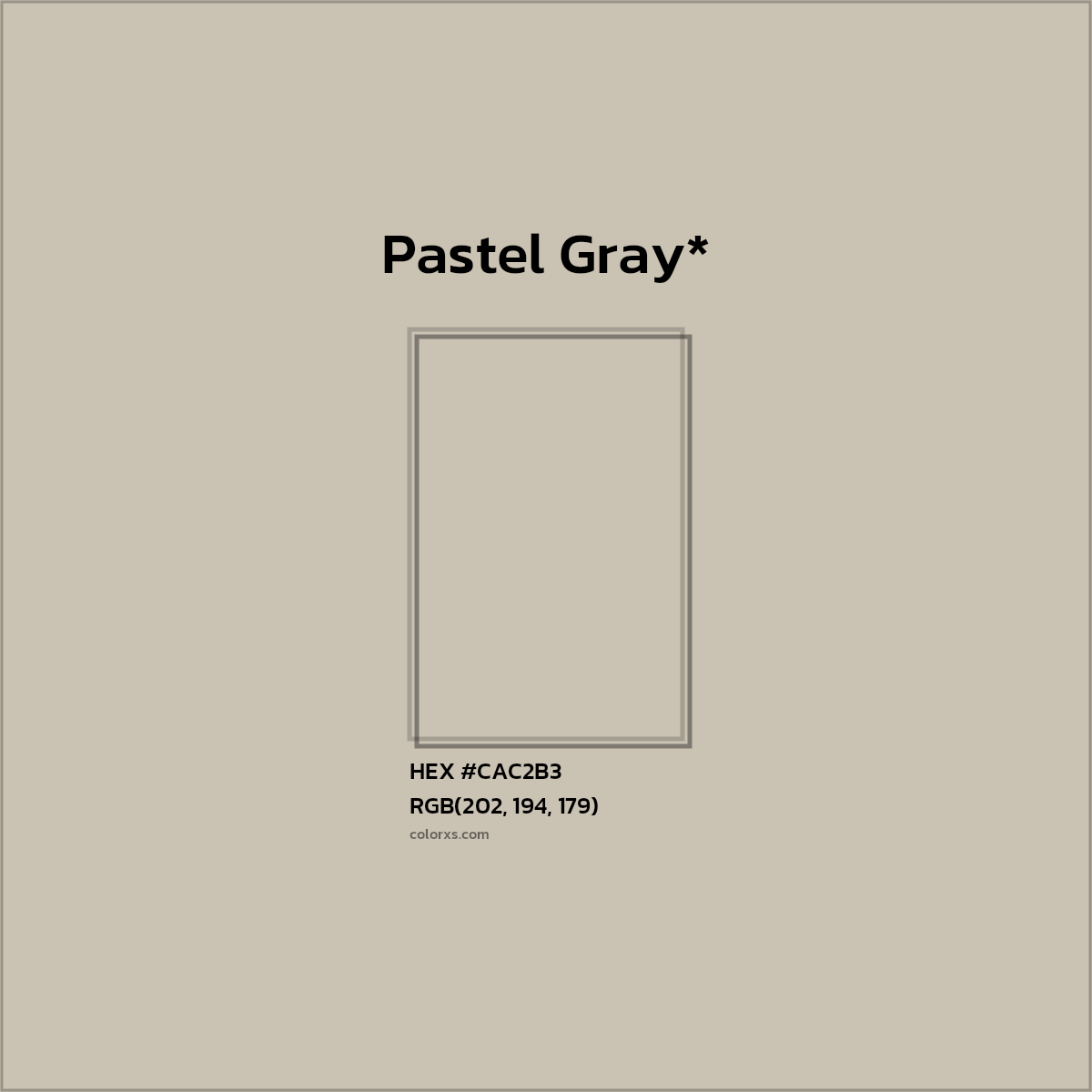HEX #CAC2B3 Color Name, Color Code, Palettes, Similar Paints, Images