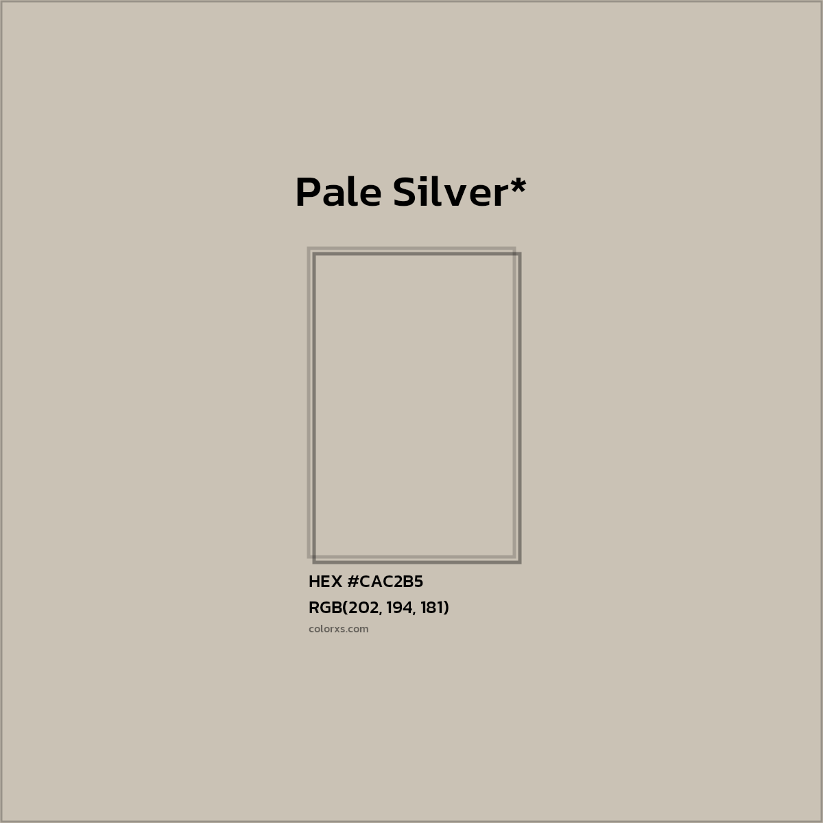 HEX #CAC2B5 Color Name, Color Code, Palettes, Similar Paints, Images