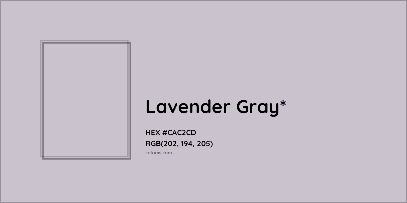 HEX #CAC2CD Color Name, Color Code, Palettes, Similar Paints, Images