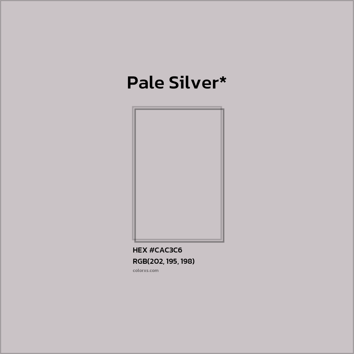 HEX #CAC3C6 Color Name, Color Code, Palettes, Similar Paints, Images