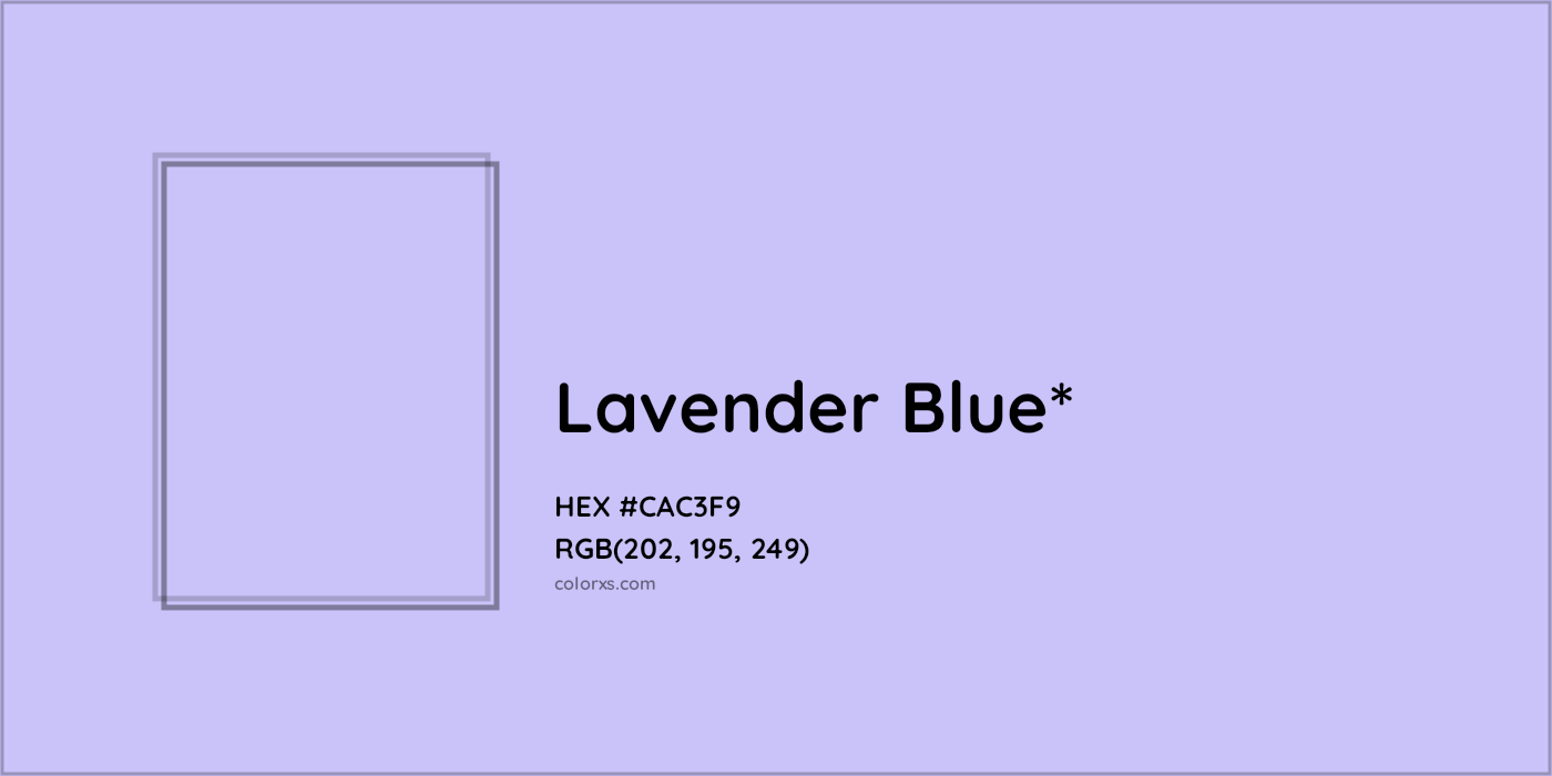 HEX #CAC3F9 Color Name, Color Code, Palettes, Similar Paints, Images