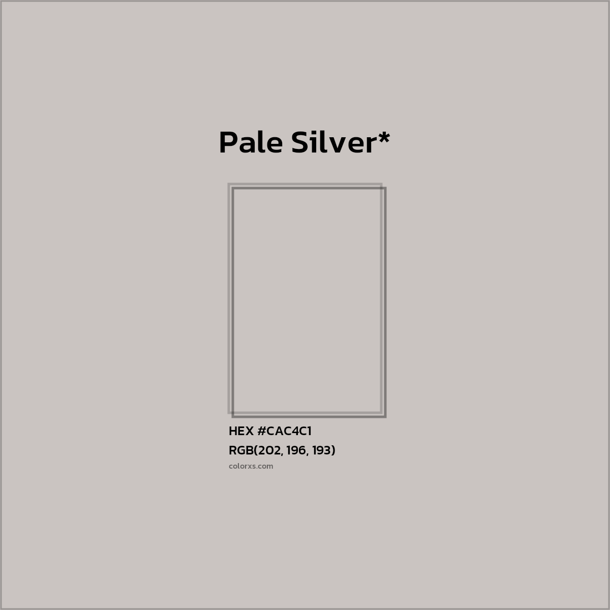 HEX #CAC4C1 Color Name, Color Code, Palettes, Similar Paints, Images