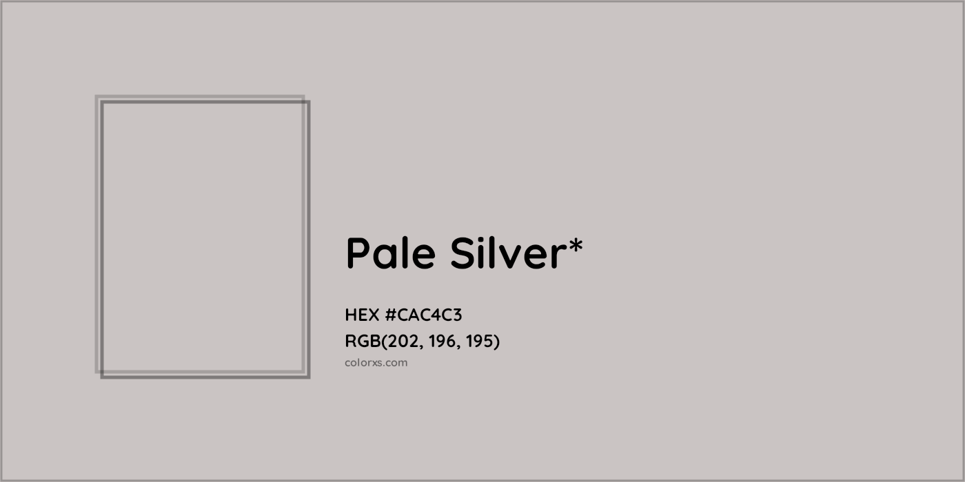 HEX #CAC4C3 Color Name, Color Code, Palettes, Similar Paints, Images