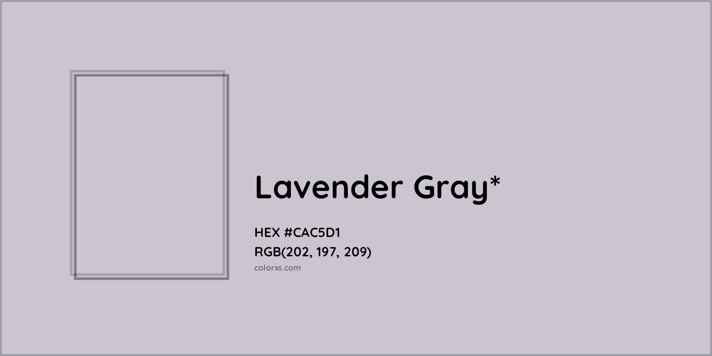 HEX #CAC5D1 Color Name, Color Code, Palettes, Similar Paints, Images