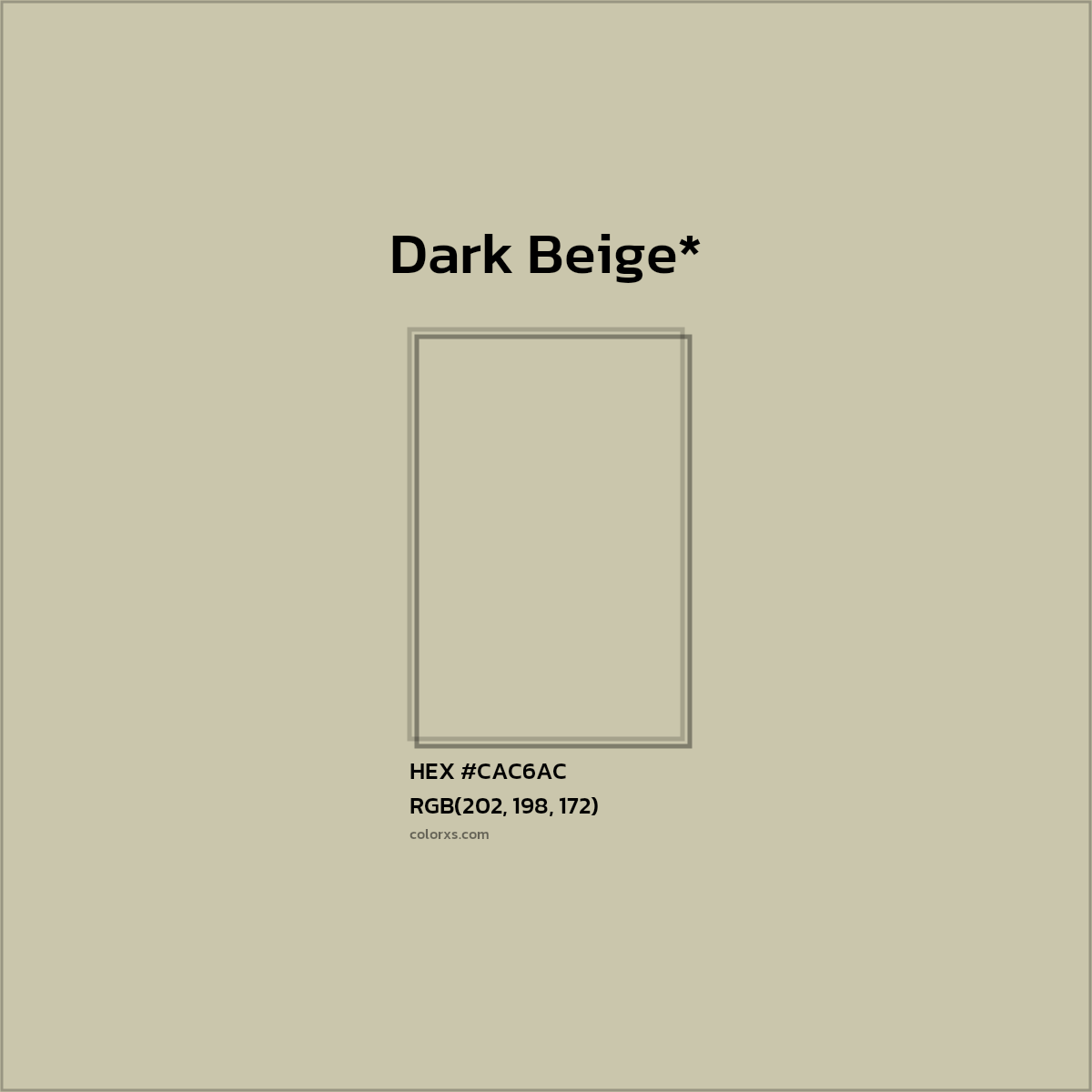 HEX #CAC6AC Color Name, Color Code, Palettes, Similar Paints, Images