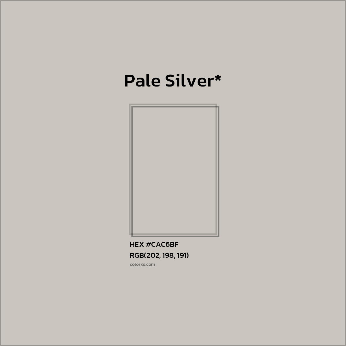 HEX #CAC6BF Color Name, Color Code, Palettes, Similar Paints, Images