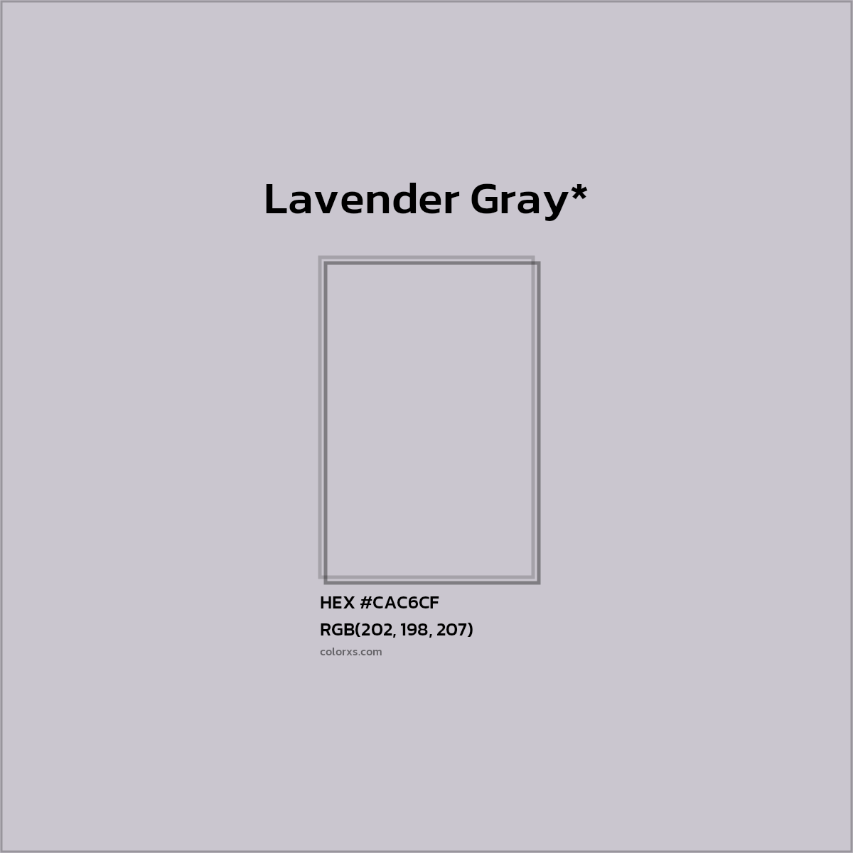 HEX #CAC6CF Color Name, Color Code, Palettes, Similar Paints, Images
