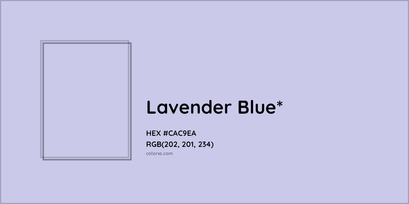 HEX #CAC9EA Color Name, Color Code, Palettes, Similar Paints, Images