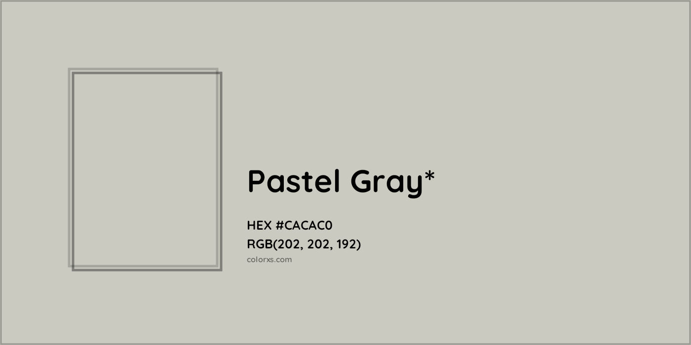 HEX #CACAC0 Color Name, Color Code, Palettes, Similar Paints, Images