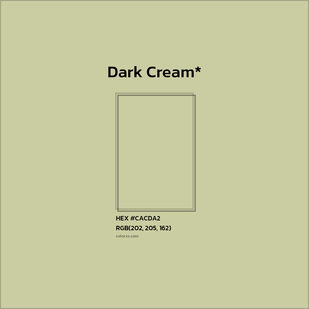 HEX #CACDA2 Color Name, Color Code, Palettes, Similar Paints, Images