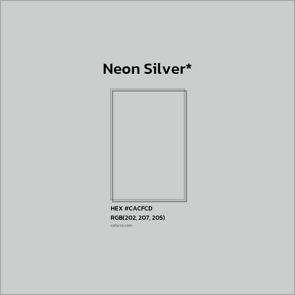 HEX #CACFCD Color Name, Color Code, Palettes, Similar Paints, Images