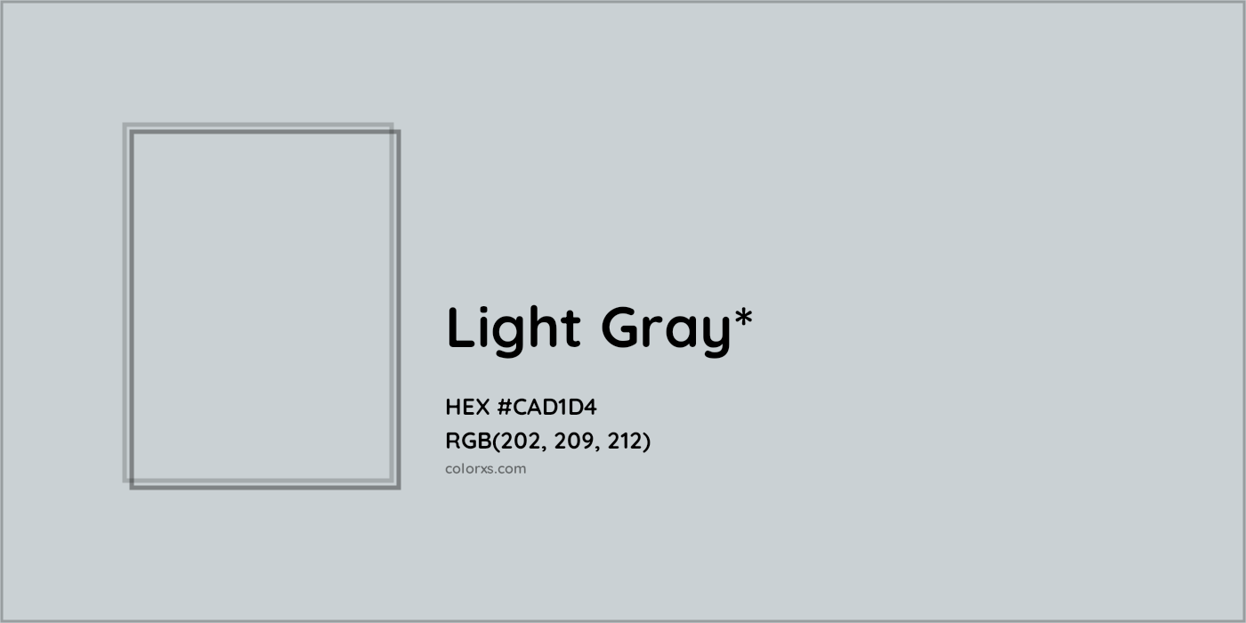 HEX #CAD1D4 Color Name, Color Code, Palettes, Similar Paints, Images