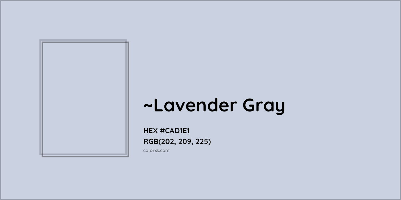 HEX #CAD1E1 Color Name, Color Code, Palettes, Similar Paints, Images