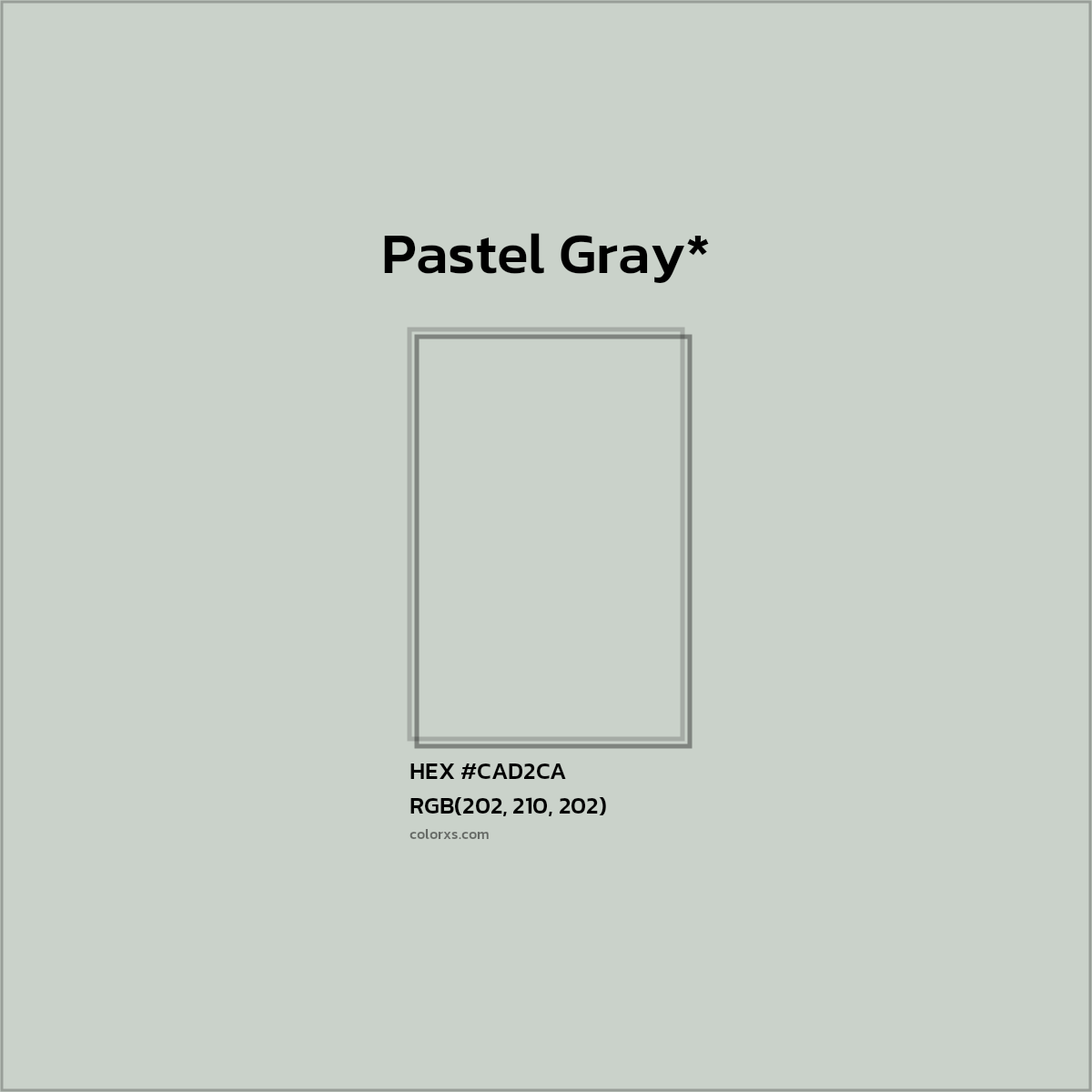 HEX #CAD2CA Color Name, Color Code, Palettes, Similar Paints, Images