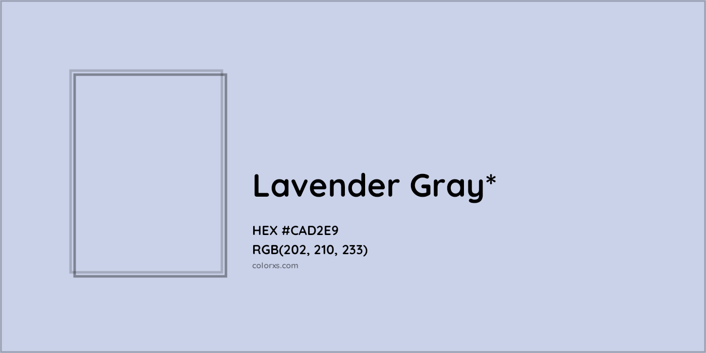 HEX #CAD2E9 Color Name, Color Code, Palettes, Similar Paints, Images