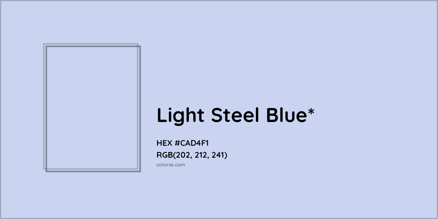 HEX #CAD4F1 Color Name, Color Code, Palettes, Similar Paints, Images