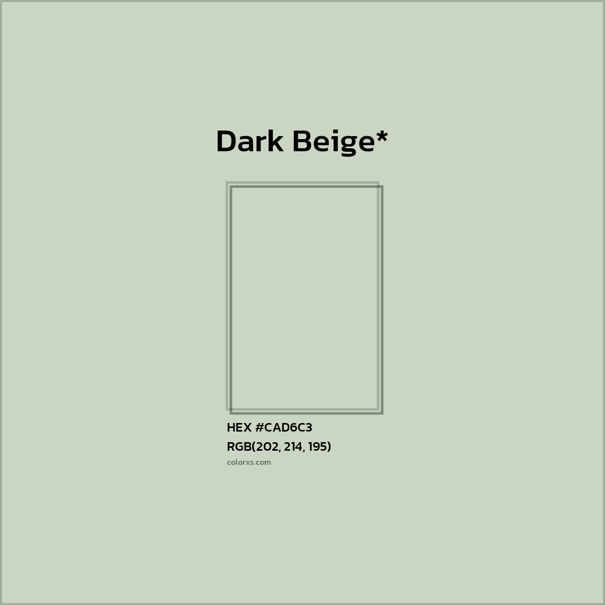 HEX #CAD6C3 Color Name, Color Code, Palettes, Similar Paints, Images