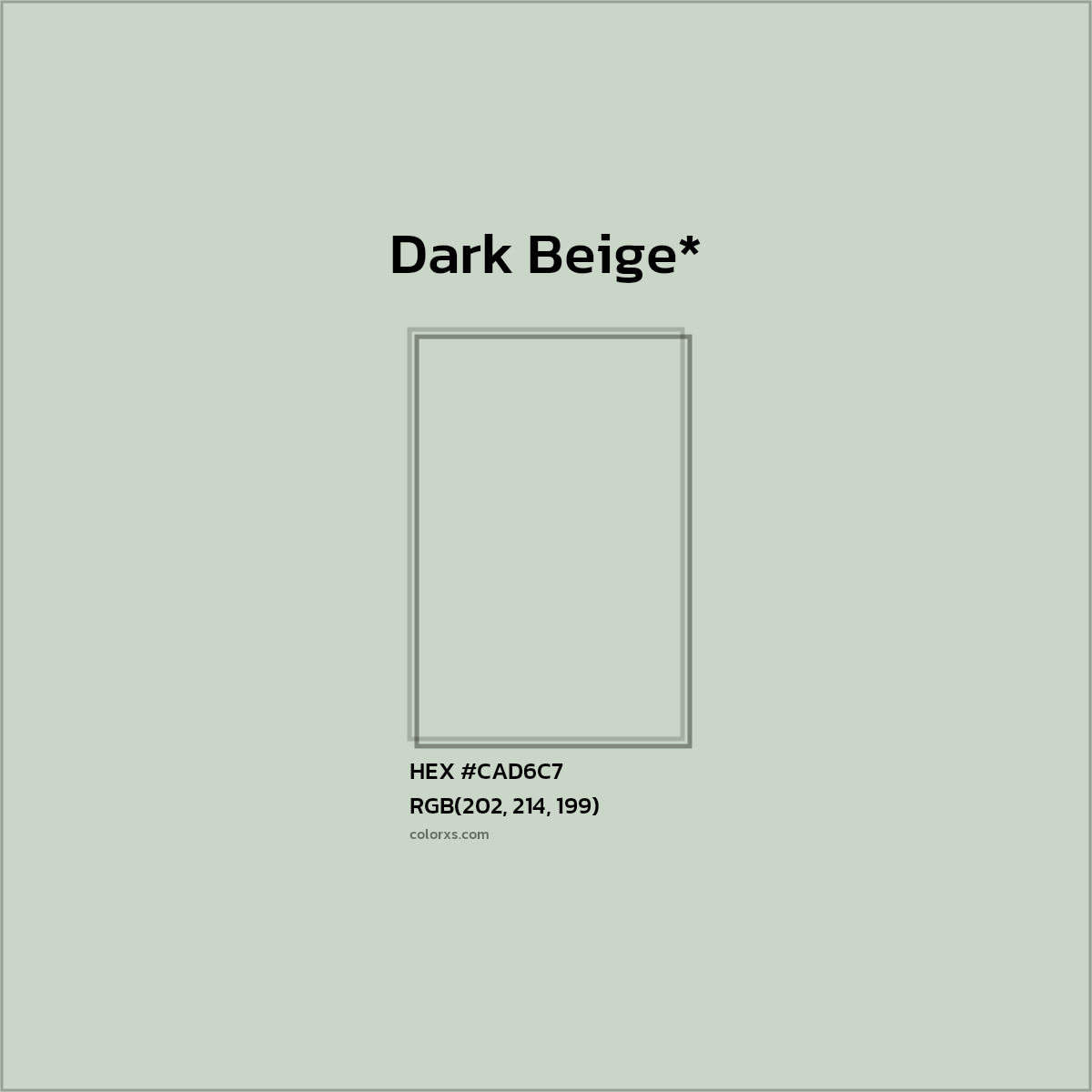 HEX #CAD6C7 Color Name, Color Code, Palettes, Similar Paints, Images
