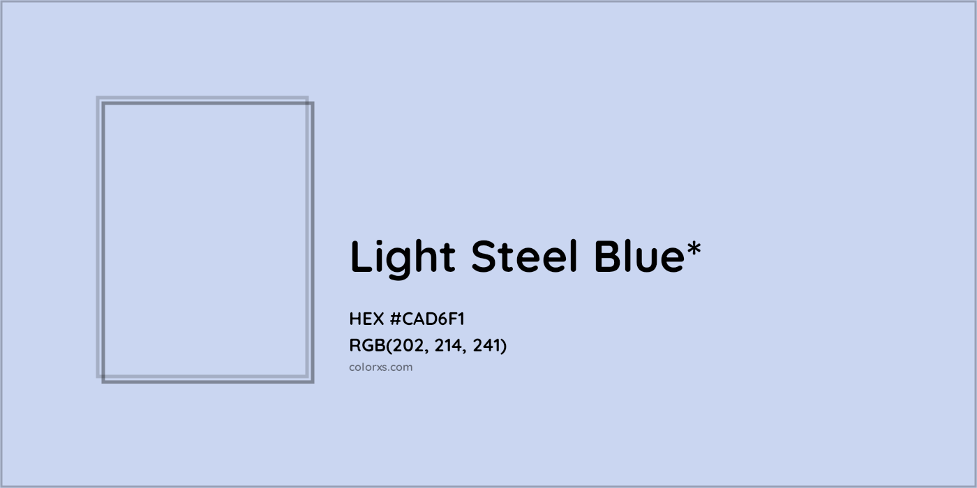 HEX #CAD6F1 Color Name, Color Code, Palettes, Similar Paints, Images