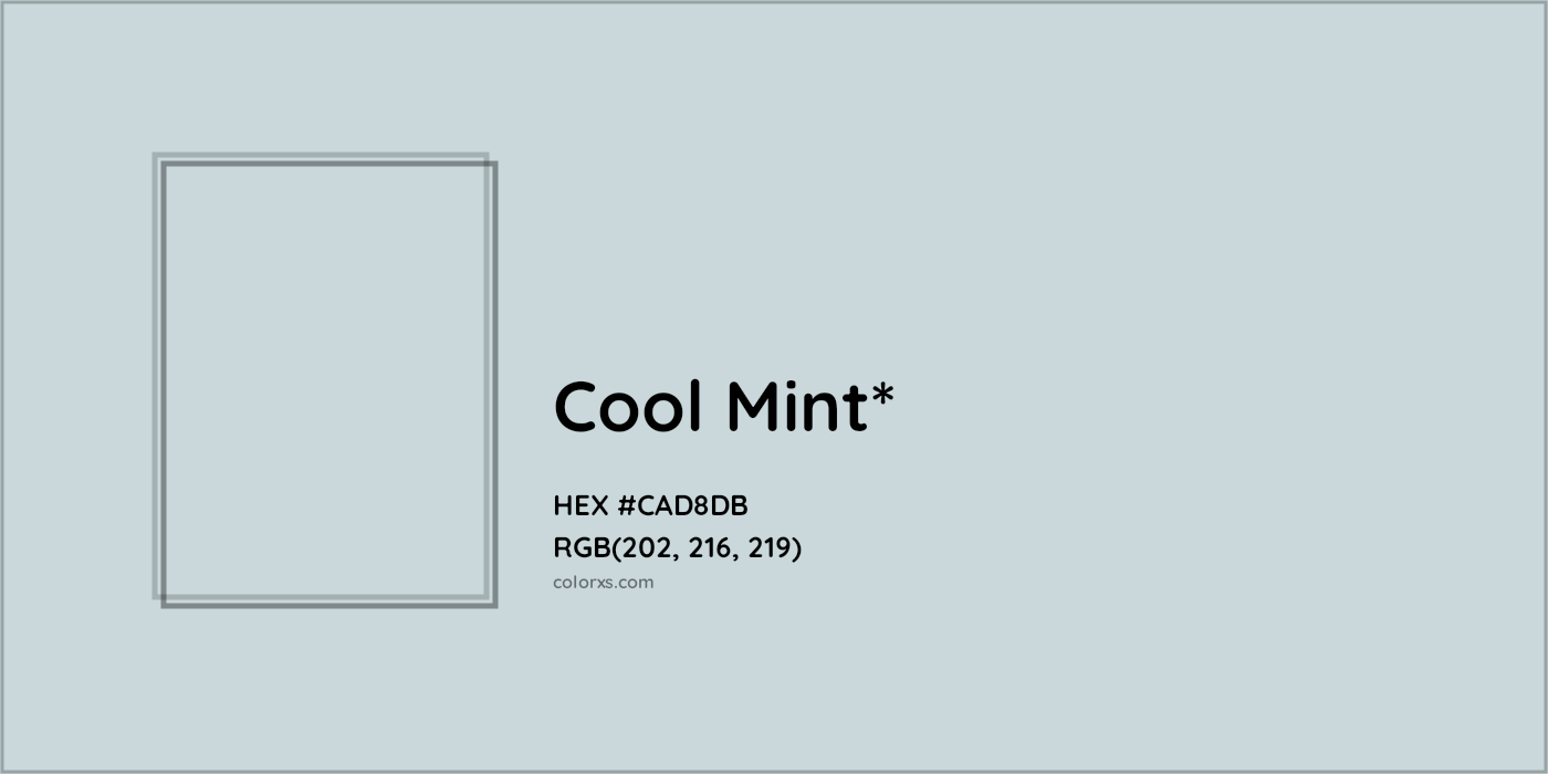 HEX #CAD8DB Color Name, Color Code, Palettes, Similar Paints, Images