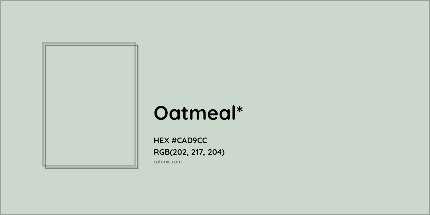 HEX #CAD9CC Color Name, Color Code, Palettes, Similar Paints, Images
