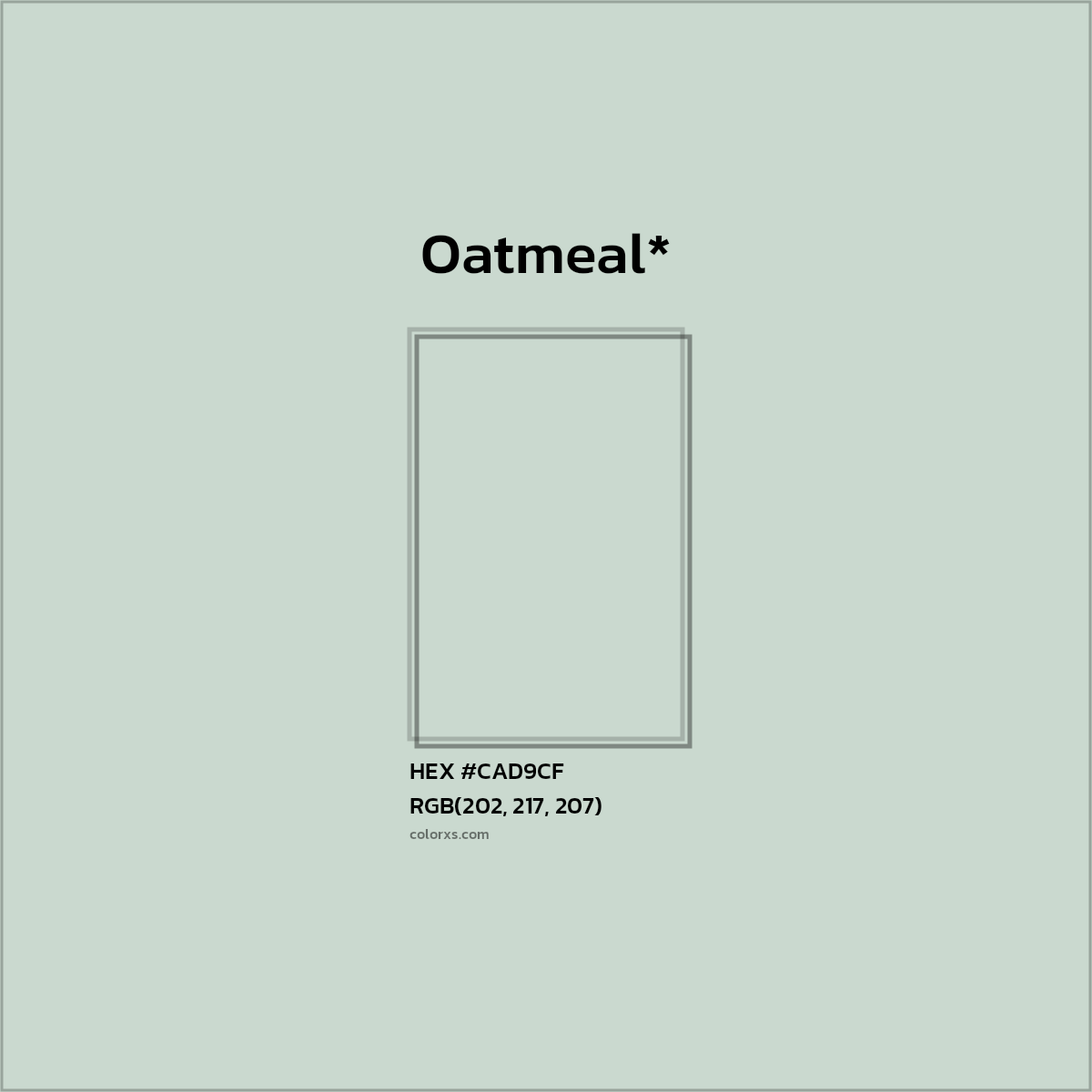 HEX #CAD9CF Color Name, Color Code, Palettes, Similar Paints, Images