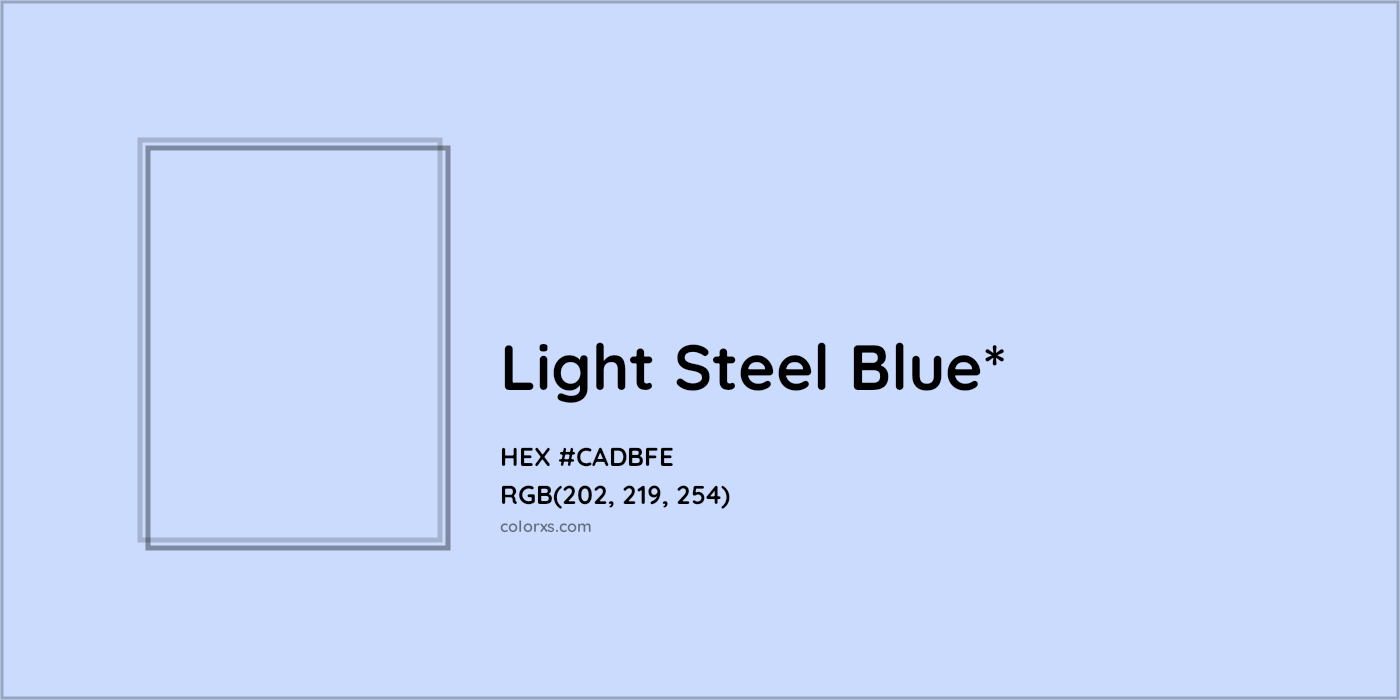 HEX #CADBFE Color Name, Color Code, Palettes, Similar Paints, Images