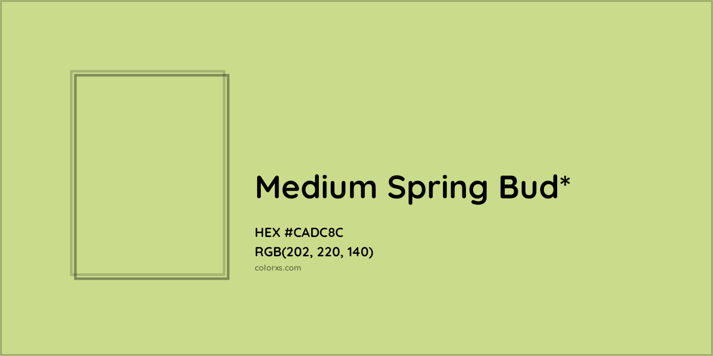 HEX #CADC8C Color Name, Color Code, Palettes, Similar Paints, Images