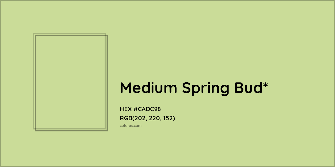 HEX #CADC98 Color Name, Color Code, Palettes, Similar Paints, Images