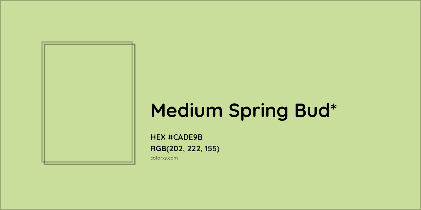 HEX #CADE9B Color Name, Color Code, Palettes, Similar Paints, Images