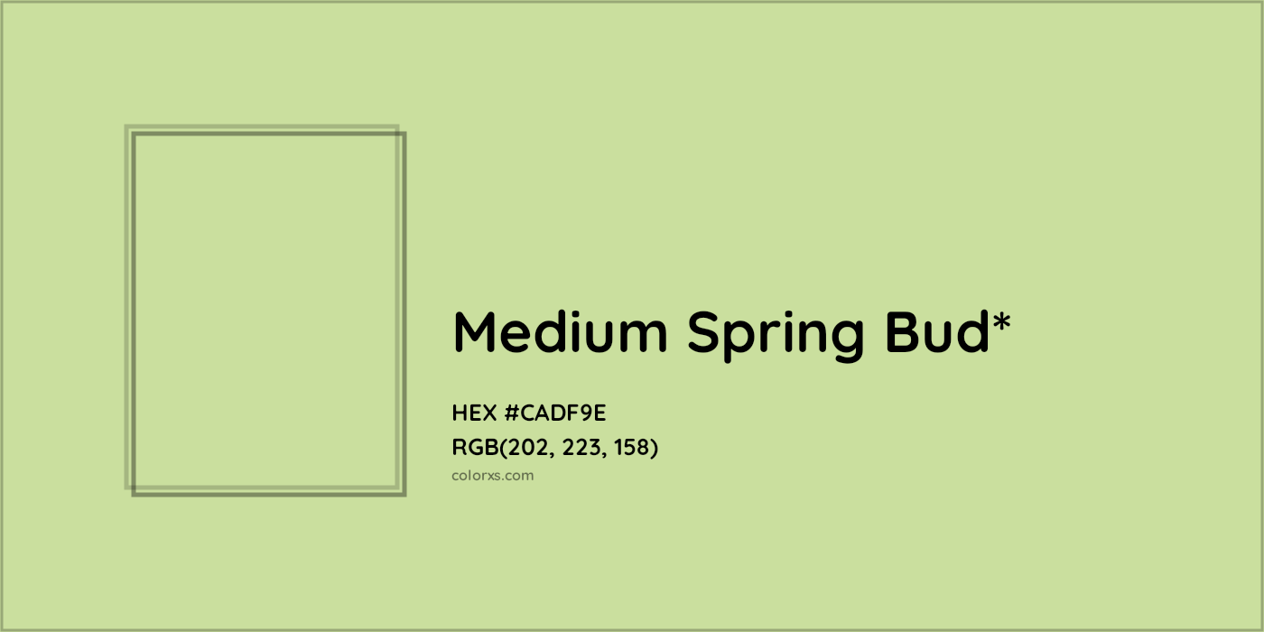 HEX #CADF9E Color Name, Color Code, Palettes, Similar Paints, Images