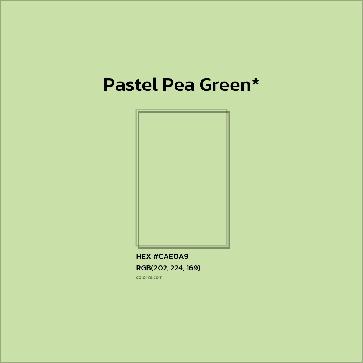 HEX #CAE0A9 Color Name, Color Code, Palettes, Similar Paints, Images
