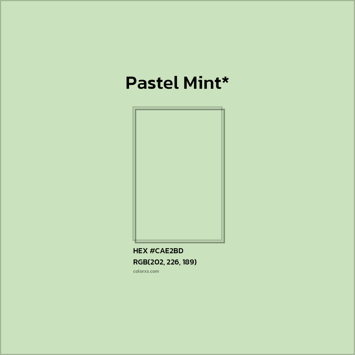 HEX #CAE2BD Color Name, Color Code, Palettes, Similar Paints, Images