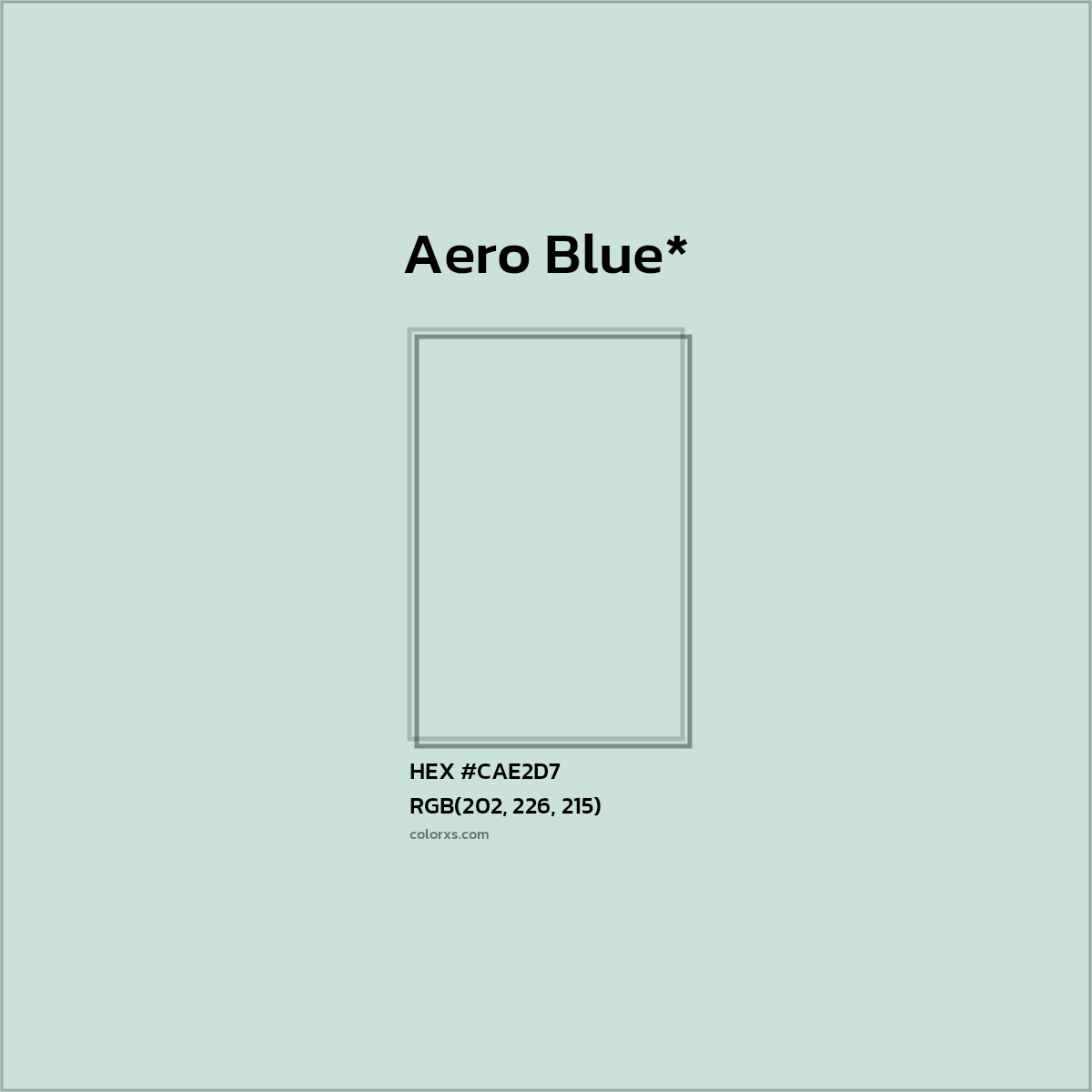 HEX #CAE2D7 Color Name, Color Code, Palettes, Similar Paints, Images