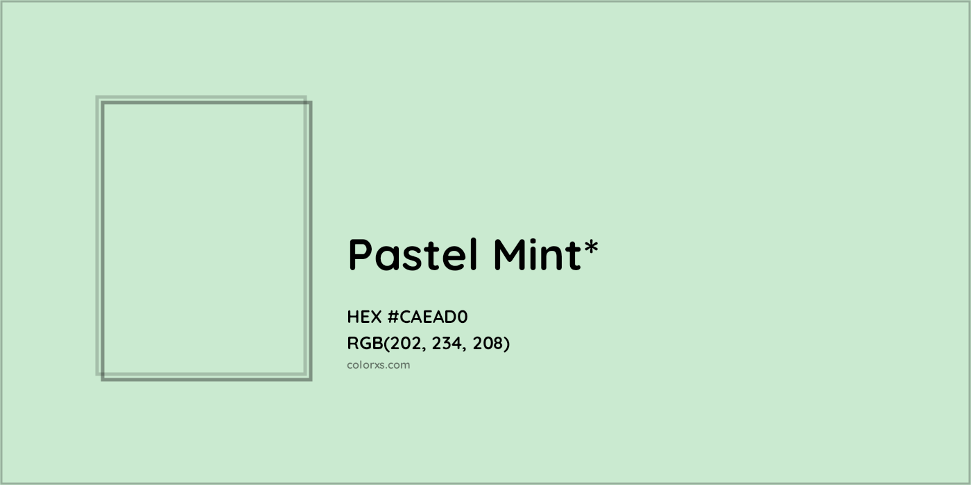 HEX #CAEAD0 Color Name, Color Code, Palettes, Similar Paints, Images