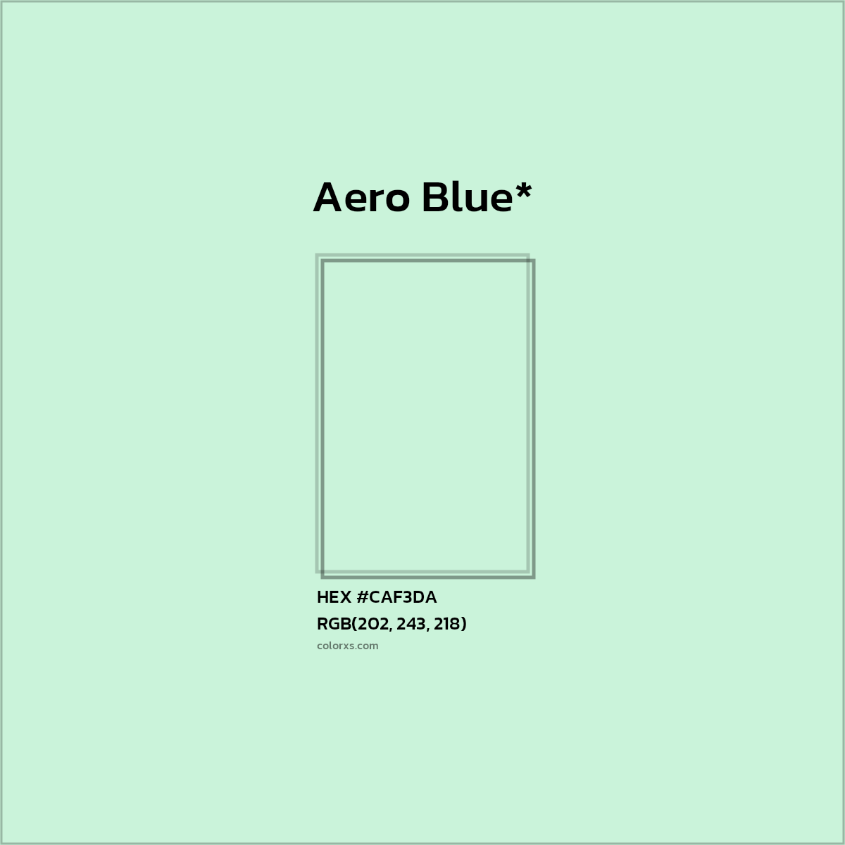 HEX #CAF3DA Color Name, Color Code, Palettes, Similar Paints, Images