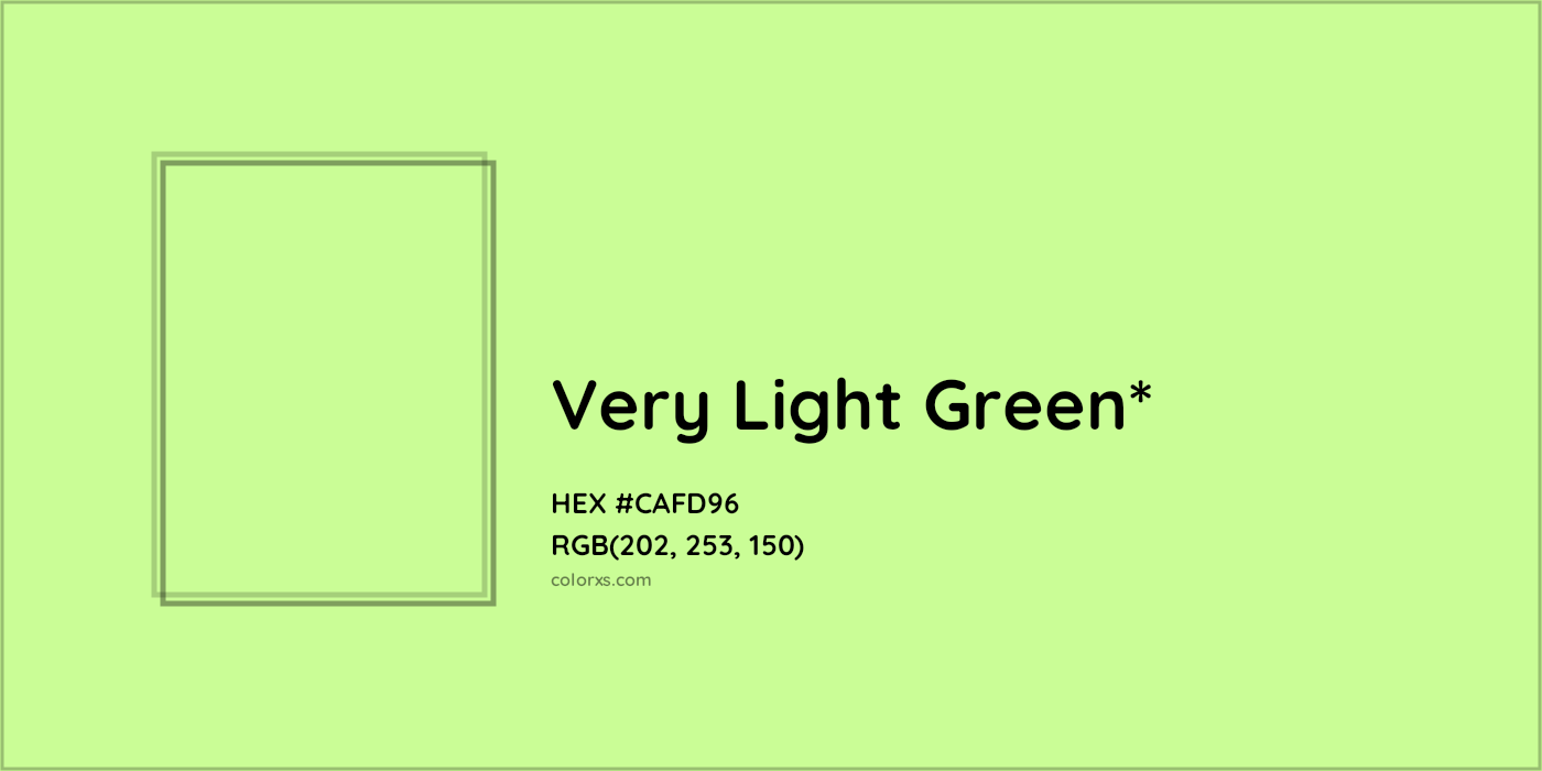 HEX #CAFD96 Color Name, Color Code, Palettes, Similar Paints, Images