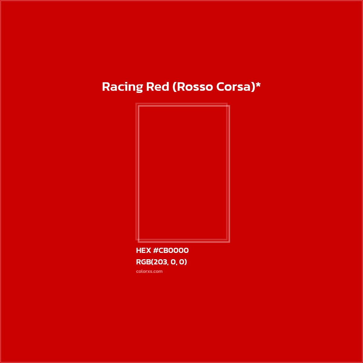 HEX #CB0000 Color Name, Color Code, Palettes, Similar Paints, Images